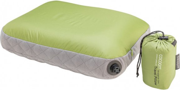 Cocoon - Air Core Ultralight Pillow - Kissen Gr 28 x 38 cm wasabi /grau