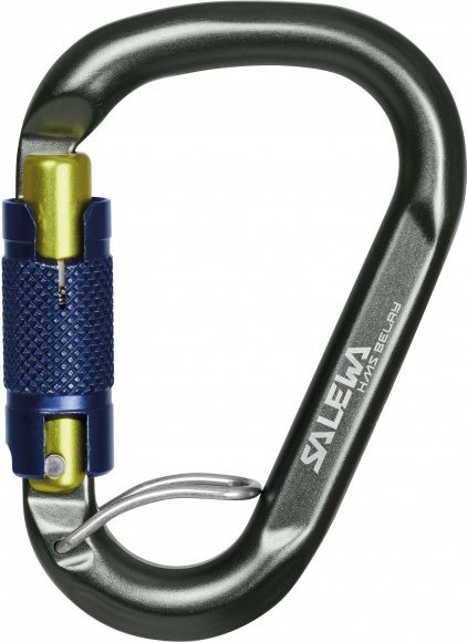 Thumbnail - Salewa - Belay Twist Lock Karabiner - HMS-Karabiner Gr One Size grau