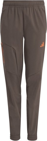adidas - Kid's Hooded Tech Woven Pants - Trainingshose Gr 128 braun