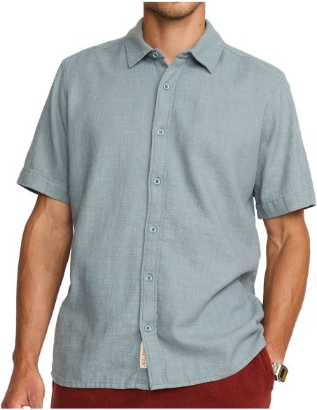 Revolution - Short-Sleeved Shirt - Hemd Gr M grau