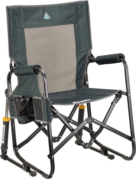 GCI - Stowaway Rocker - Campingstuhl Gr 61,5 x 61,5 x 98 cm grau