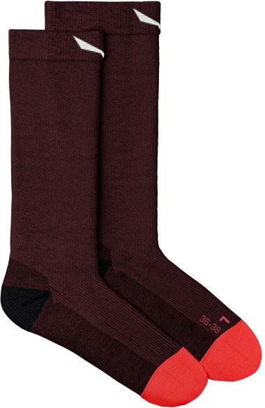 Salewa - Women's Mountain Trainer Alpine Merino Crew Sock - Wandersocken Gr 39-41 braun