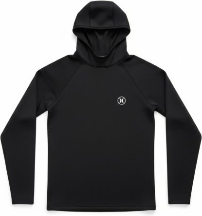 Hurley - Rash Slim Fit L/S Icon Hooded - Lycra Gr XXL schwarz