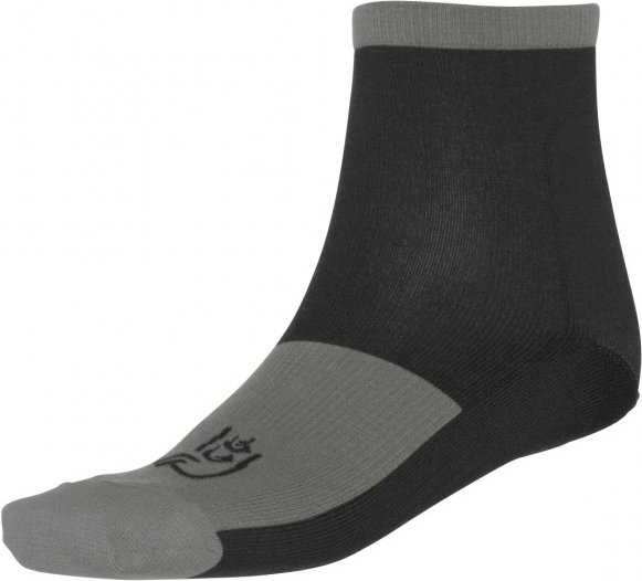 Norrøna - Fjørå Light Weight Merino Socks - Radsocken Gr 40-42 schwarz/grau