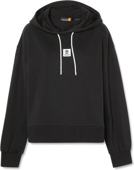 Timberland - Women's Stack Logo Loop Back Hoodie - Hoodie Gr M schwarz