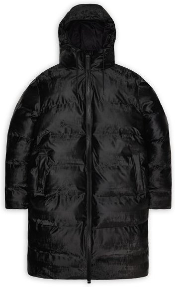 Thumbnail - Rains - Alta Longer Puffer Jacket W3T4 - Winterjacke Gr M schwarz