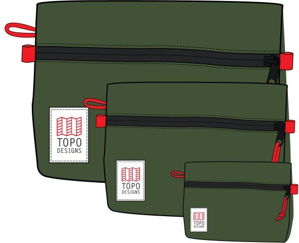 Topo Designs - Accessory Bag Bundle - Rucksack-Zubehör Gr Micro/Small/Medium oliv