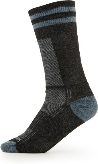 Wrightsock - Coolmesh II Crew - Wandersocken Gr M schwarz