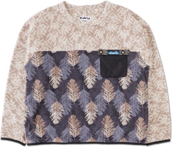Thumbnail - KAVU - Women's Kelowna - Fleecepullover Gr L grau