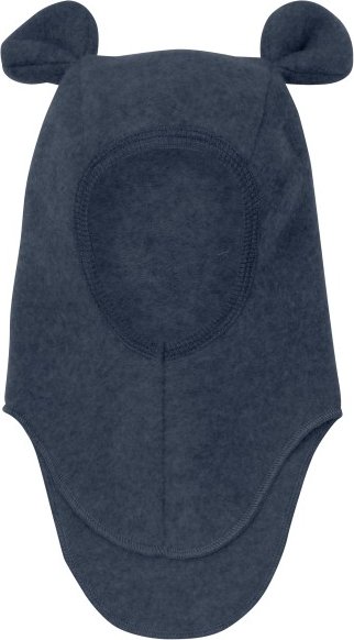 Huttelihut - Kid's Balaclava Bear Ears Wool Fleece - Mütze Gr 53 cm - 4-6 Years blau