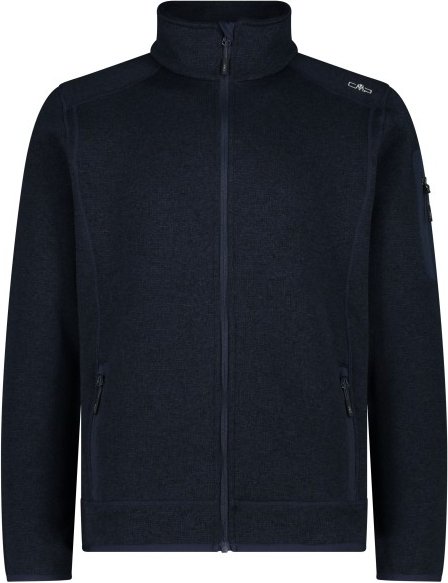 Thumbnail - CMP - Jacket Jacquard Knitted 3H60747N - Fleecejacke Gr 46 blau/schwarz