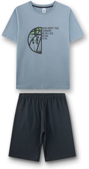 Sanetta - Kid's Pyjama 1/2 246167 - Alltagsunterwäsche Gr 152 grau