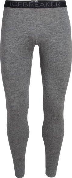 Icebreaker - 260 Tech Leggings - Lange Unterhose Gr S grau