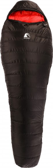 Alvivo - Ibex 500 - Daunenschlafsack Gr 225 cm schwarz/rot