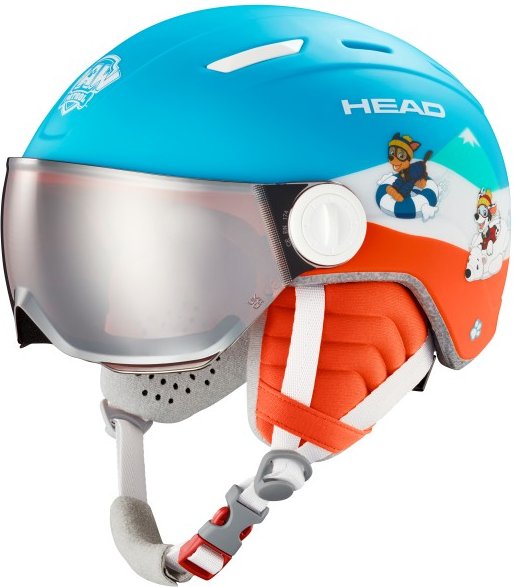 Thumbnail - Head - Kid's Mojo Visor Paw S2 VLT 20% - Skihelm Gr 47-51 cm - XXS bunt