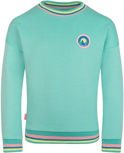 Trollkids - Girl's Senja Sweatshirt - Pullover Gr 110 türkis