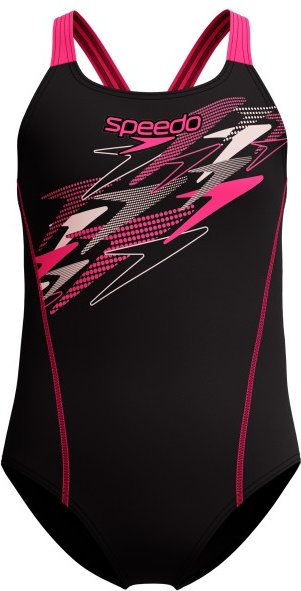 Speedo - Kid's Medley Logo Medalist - Badeanzug Gr 164 schwarz