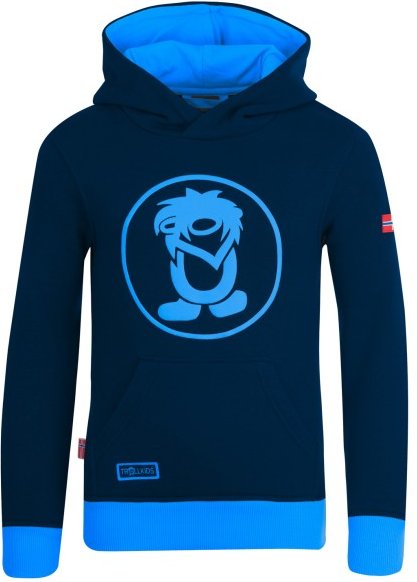 Trollkids - Kid's Troll Sweater - Hoodie Gr 110 blau