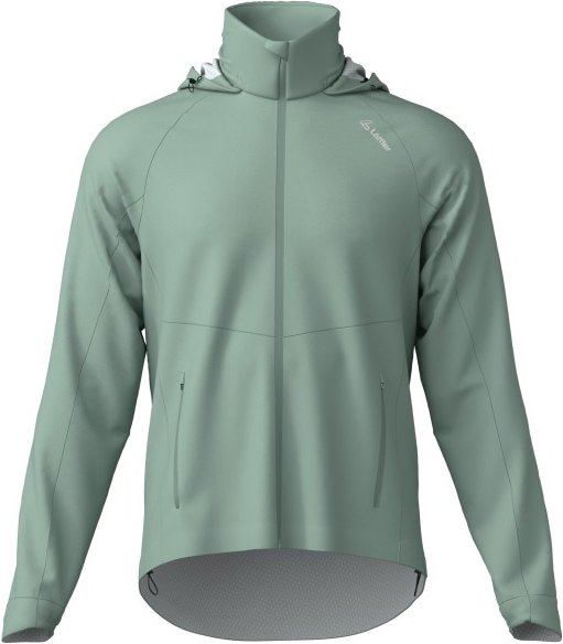 Löffler - Jacket with Hood Comfort Fit WPM Pocket - Fahrradjacke Gr 52 türkis