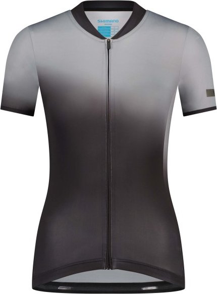 Thumbnail - Shimano - Women's Evolve Avventura Short Sleeves Jersey - Radtrikot Gr L grau