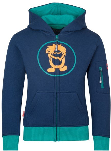 Trollkids - Kids Sortland Jacket - Hoodie Gr 98 blau