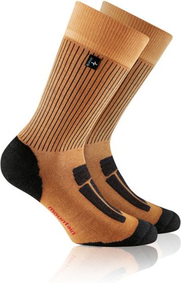 Rohner - Mountain Trekking L/R - Wandersocken Gr 36-38 braun