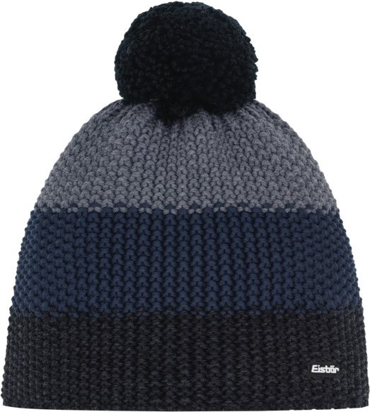 Eisbär - Star Pompon - Mütze Gr One Size blau/schwarz
