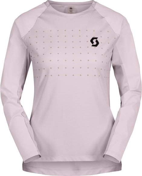 Scott - Women's Tee Trail Vertic Pro L/S - Radtrikot Gr M rosa/lila