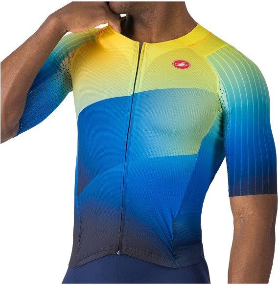 Castelli - Free Sanremo Tri Suit S/S - Radeinteiler Gr XXL blau