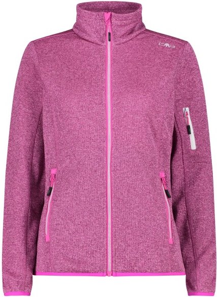 Thumbnail - CMP - Women's Jacket Knitted + Mesh - Fleecejacke Gr 34 rosa