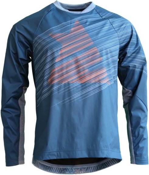 Zimtstern - Protechzonez Shirt L/S - Radtrikot Gr XL blau