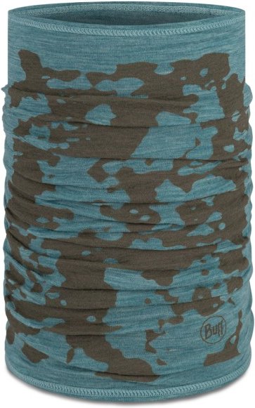 Thumbnail - Buff - Merino Lightweight Prints - Halstuch Gr One Size türkis