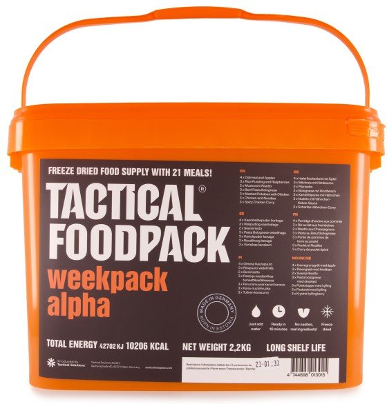 TACTICAL FOODPACK - Weekpack Alpha Gr 2100 g