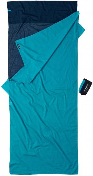 Thumbnail - Cocoon - TravelSheet Egyptian Cotton - Reiseschlafsack Gr 220 x 90 cm blau/türkis