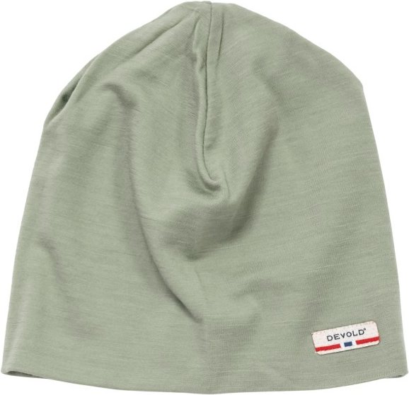Devold - Breeze Plus Merino 200 Beanie - Mütze Gr 58 cm oliv/grau