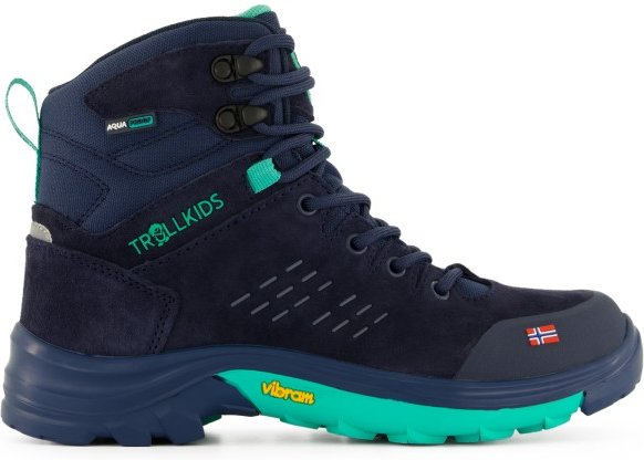 Trollkids - Kid's Trollsteinen Hiker Mid XT - Wanderschuhe Gr 39 blau