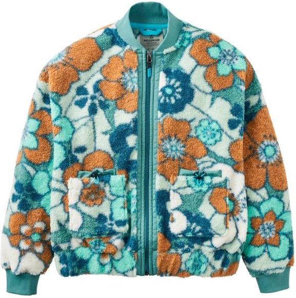 Thumbnail - Passenger - Women's Lucia Recycled Sherpa Fleece - Fleecejacke Gr S türkis