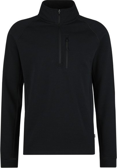 Stoic - MerinoGrid285 NorrdalSt. Half Zip - Merinopullover Gr S schwarz