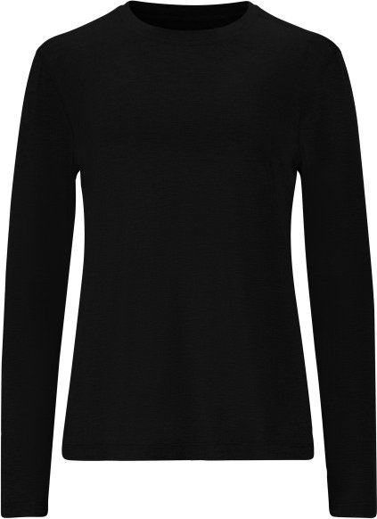 ENDURANCE - Women's Alvaly Melange L/S Tee - Funktionsshirt Gr 40 schwarz