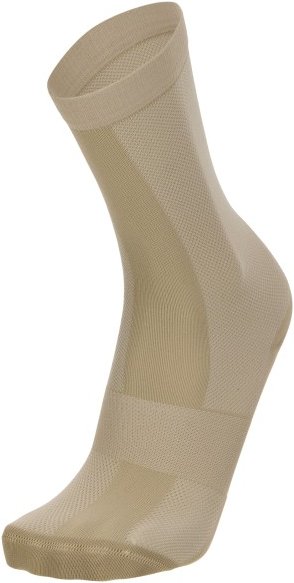 Santini - Cycling High Socks Q-Skin Puro - Radsocken Gr 40-43 - M/L beige