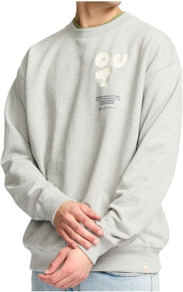 Revolution - Printed Crewneck Out - Pullover Gr S grau