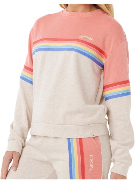 Thumbnail - Rip Curl - Women's Surf Revival Crew - Pullover Gr XL beige