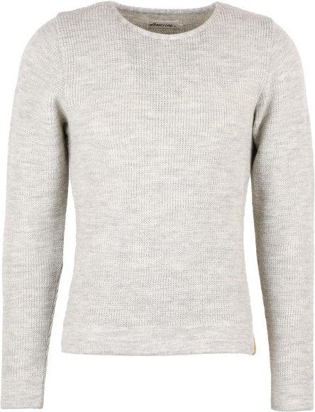 Thumbnail - Albmerino - Pullover Maltum - Wollpullover Gr S grau/weiß