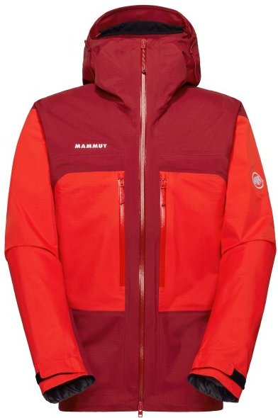 Mammut - Taiss Hardshell Hooded Jacket - Regenjacke Gr L rot