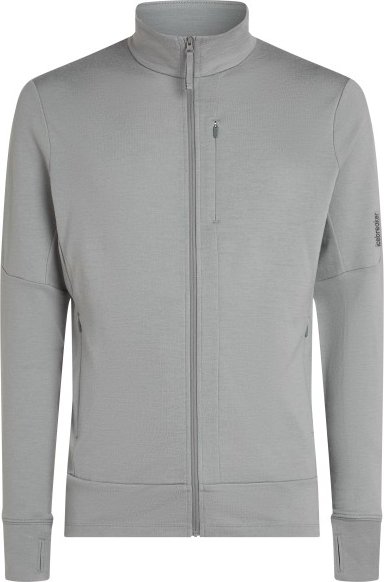 Icebreaker - Merino 260 Quantum IV L/S Zip - Merinojacke Gr L grau