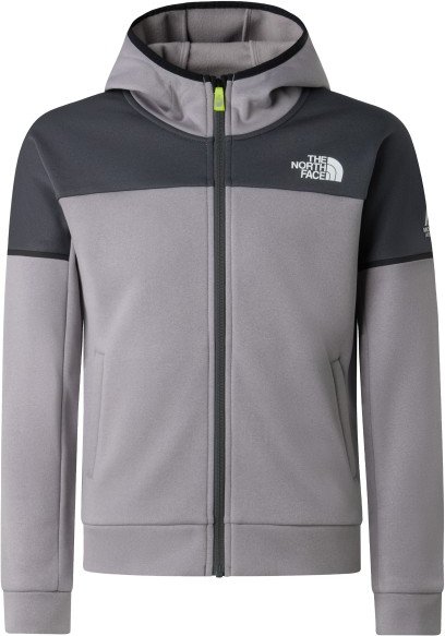 The North Face - Kid's Mountain Athletics Full Zip Hoodie - Sweat- & Trainingsjacke Gr S grau