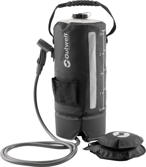 Outwell - Seabreeze Druckdusche - Campingzubehör Gr 24 x 46 cm (Ø x H) schwarz