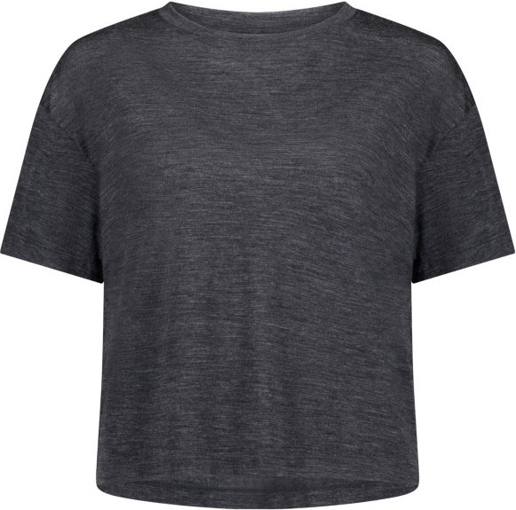 Mons Royale - Women's Zephyr Merino Tencel Boxy T-Shirt - Merinoshirt Gr M smoke