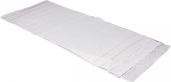 Cocoon - TravelSheet Silk - Reiseschlafsack Gr 220 x 90 cm weiß/grau