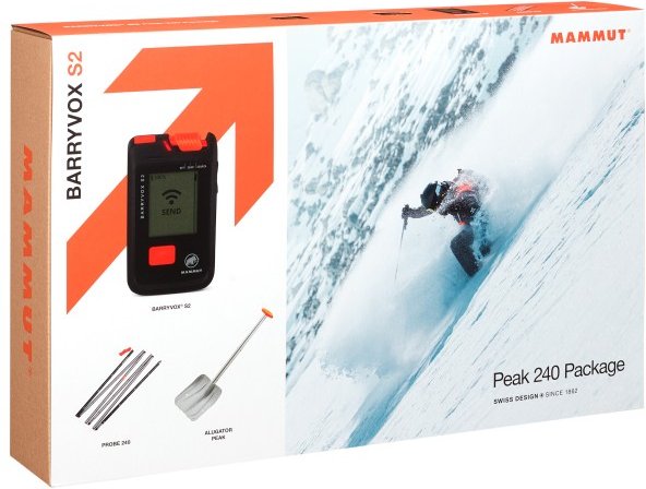Mammut - Barryvox S2 Peak 240 Package - LVS-Geräte-Set Gr One Size schwarz
